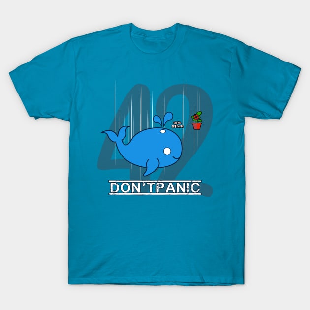 Don't Panic T-Shirt by Vahlia